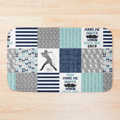 Softball You Make Me Happy Tta Bath Mat Official Softball Merch