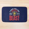 Softball Quote I Hope You Like Animals Cause I'M A Beast Bath Mat Official Softball Merch