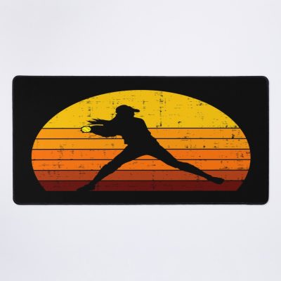 Softball Pitcher Girl Mouse Pad Official Softball Merch