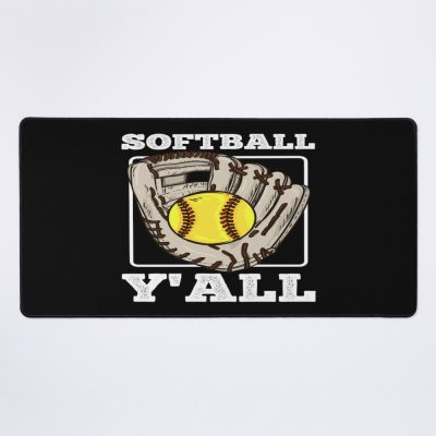 Softball Softball Player Mouse Pad Official Softball Merch