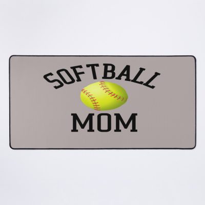 Softball Mom Jersey Style Design, Softball Mom, Mom Gift Mouse Pad Official Softball Merch