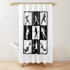 Dynamic Moves Embracing The Art Of Softball Motion Shower Curtain Official Softball Merch