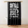 Softball - Softball In My Veins Shower Curtain Official Softball Merch