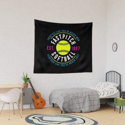 Fastpitch Softball Tapestry Official Softball Merch