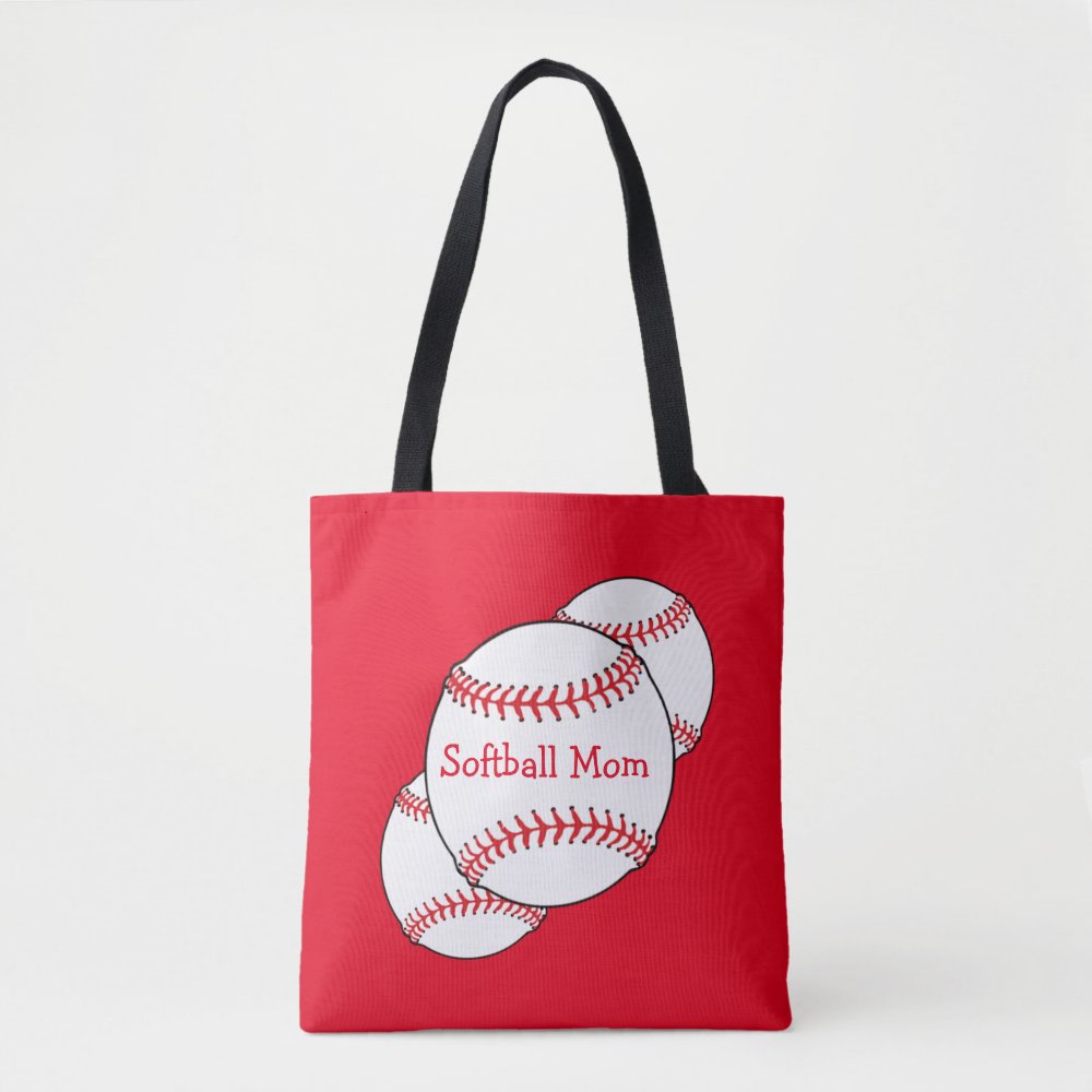 white and red softball mom sports tote bag r91faf438832a49e7ba75e595ab8fed80 6kcf1 1000 - Softball Gifts