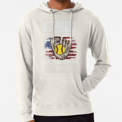 Softball Grandpa Usa Flag Grandfather Hoodie Official Cow Anime Merch