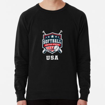 Usa Softball Logo! Sweatshirt Official Cow Anime Merch