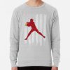 Softball Pitcher American Flag Retro Sweatshirt Official Cow Anime Merch