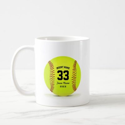 typographic softball thermal tumbler coffee mug r6b9556e7089847a4b6da0eea656d6d64 x7jg9 8byvr 1000 - Softball Gifts