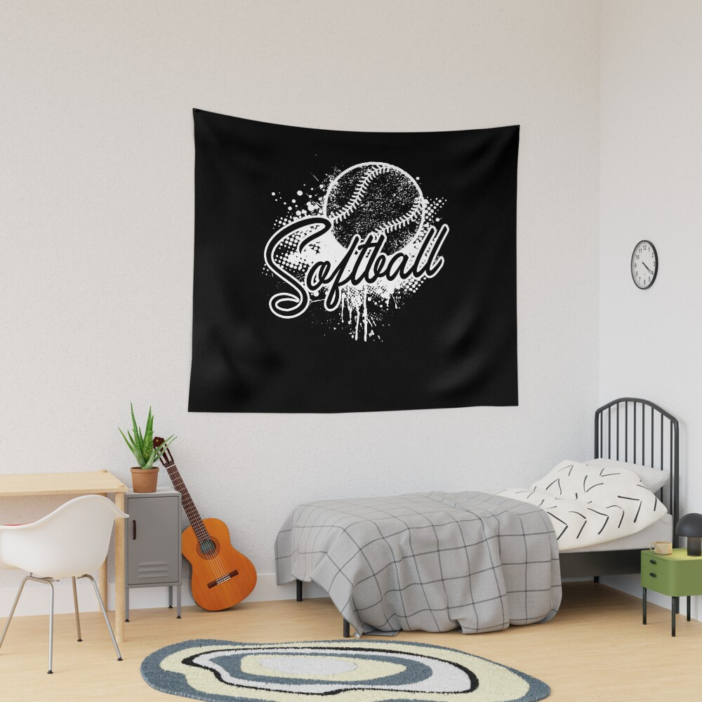 Softball – Love Softball Tapestry